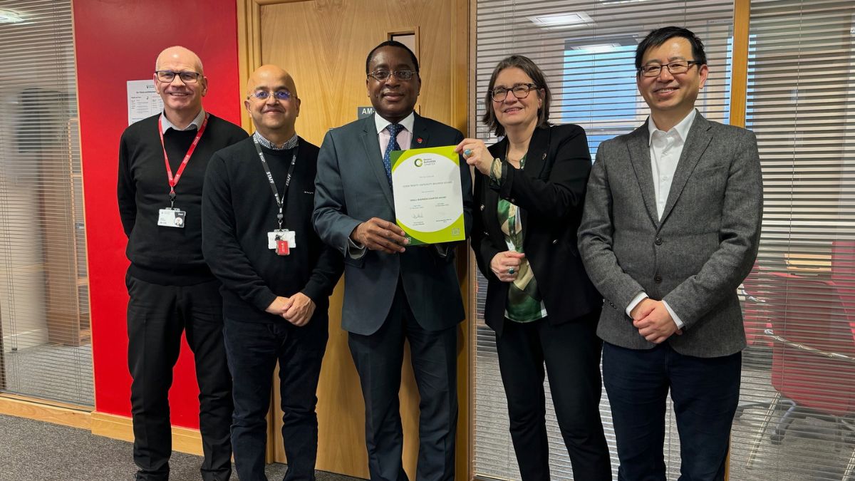 University celebrates progress after receiving Small Business Charter accreditation