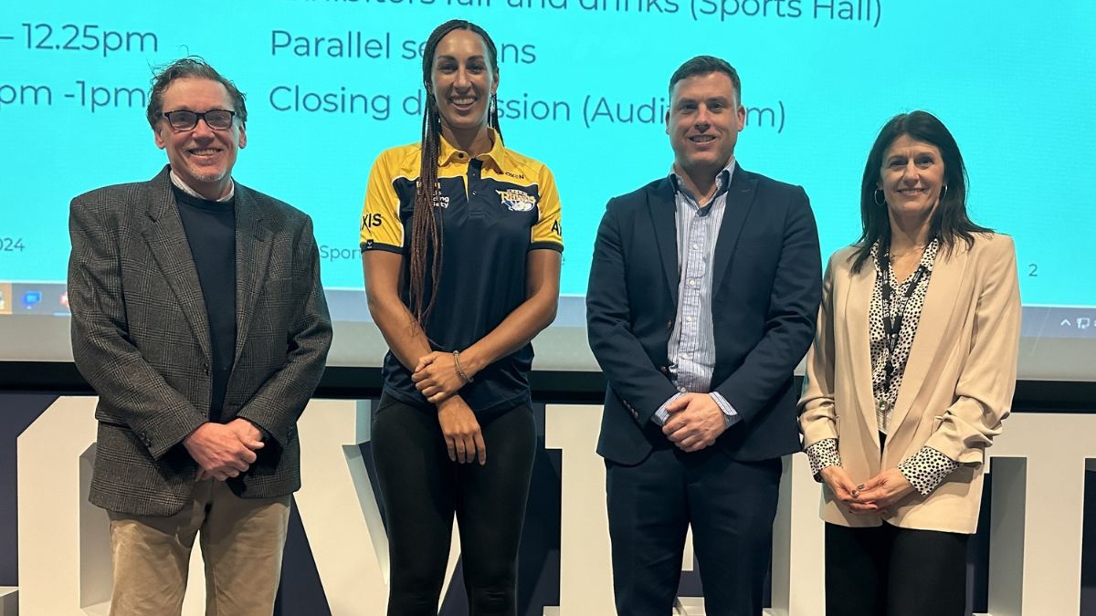 International netball star among experts sharing key employability skills with Leeds Trinity students