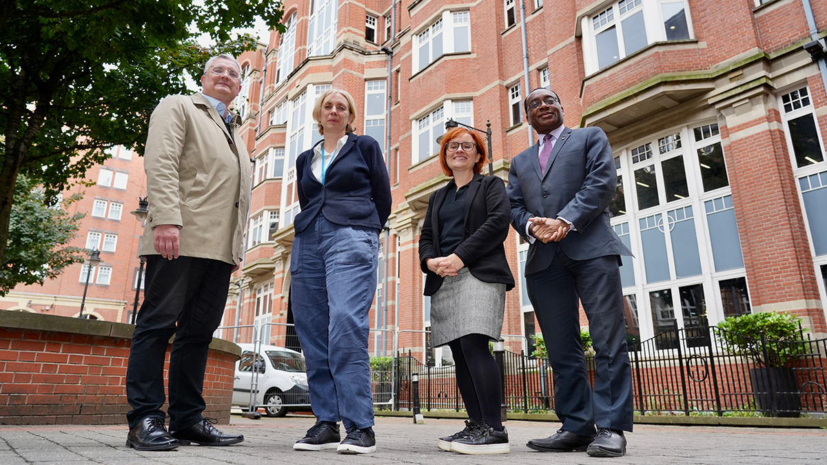Leader of Leeds City Council visits the new Leeds Trinity University City Campus