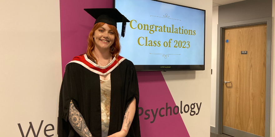 Leeds Trinity psychology student enjoys successful ending to university experiences