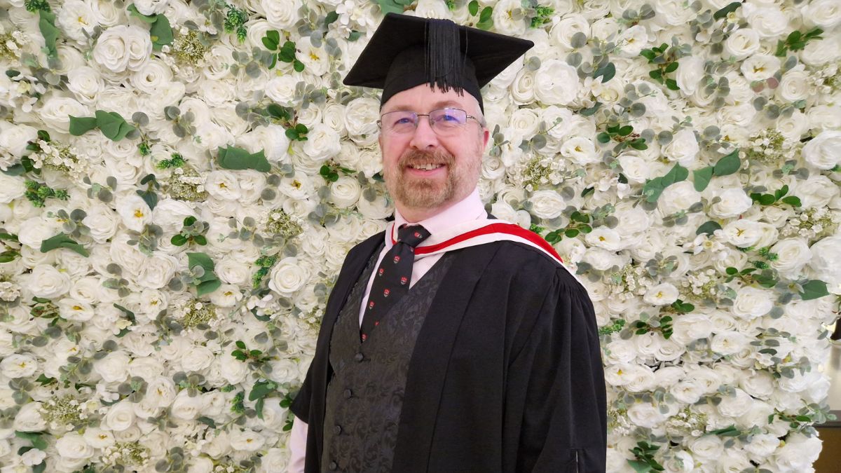 Mature student collects Masters in Law after rollercoaster year