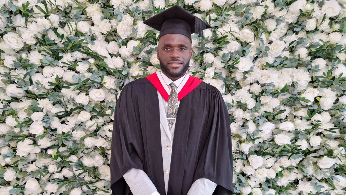 Computer whizz Michael achieves boyhood dream as he graduates with first-class degree