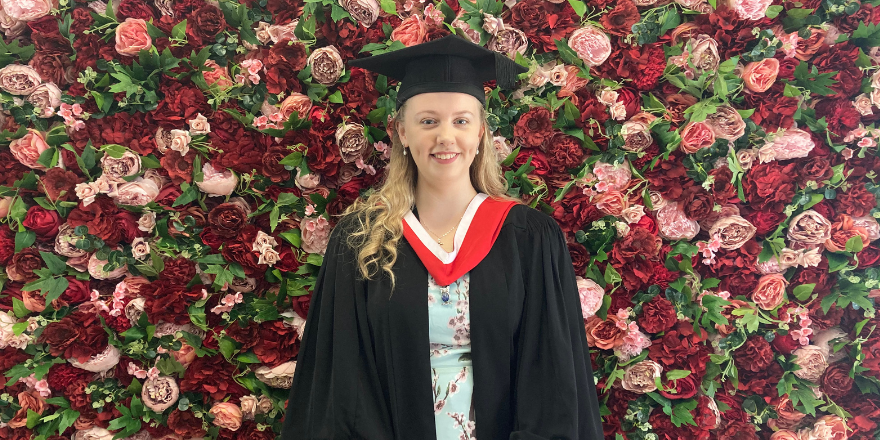 Pip aiming to follow in family footsteps after graduating with First Class Law degree