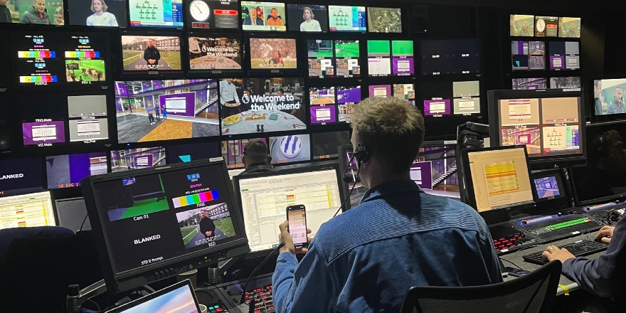 Leeds Trinity students meet industry experts at Premier League Productions