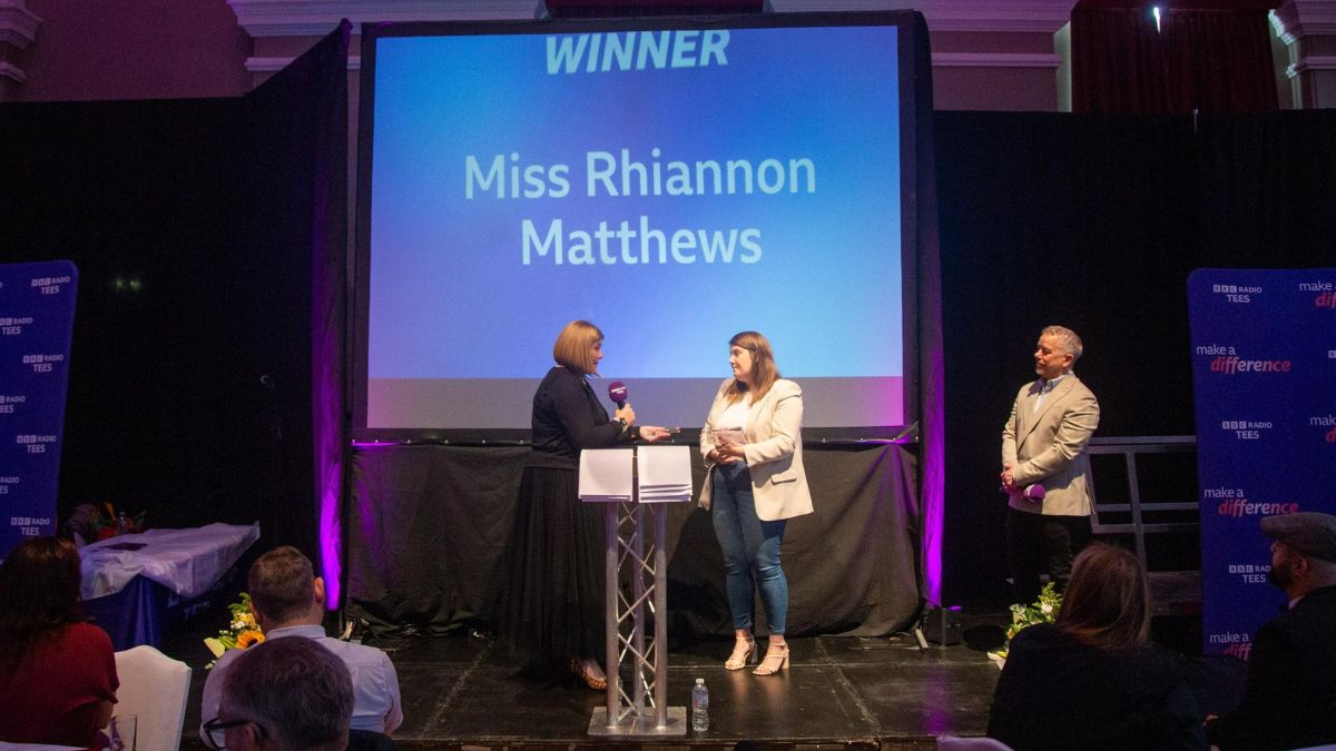 Alumna who saved pupil’s life wins BBC Radio Tees Care Award