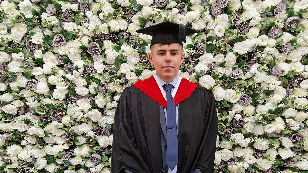 Graduate Rob secures exciting role after achieving long-term Leeds Trinity University goal