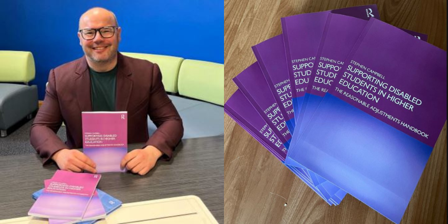 Disability Services Manager launches book to improve support for disabled students 