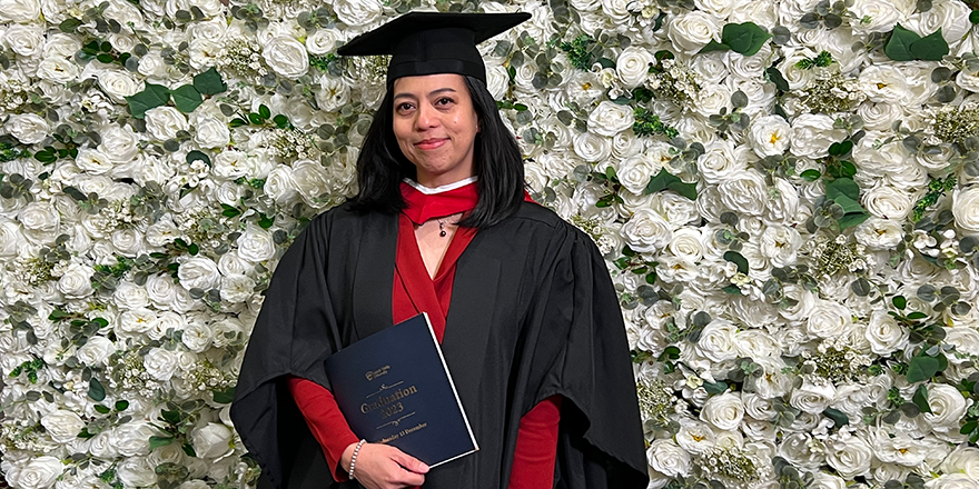 Graduate achieves dream primary school qualification after leaving home country to study at Leeds Trinity University