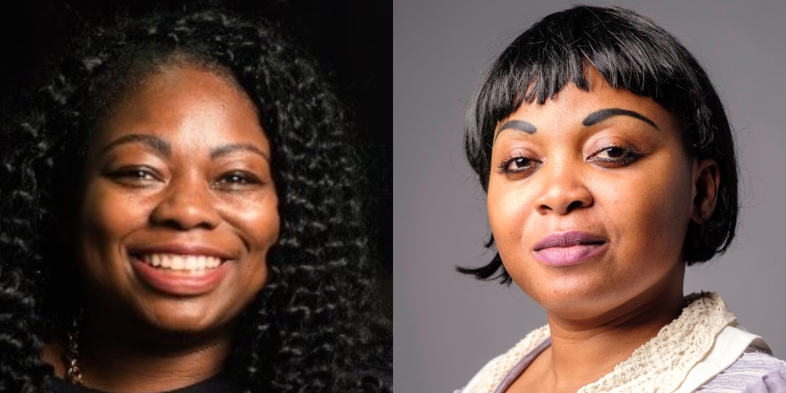 From left to right: Sam Fray and Kafayat Adegoke