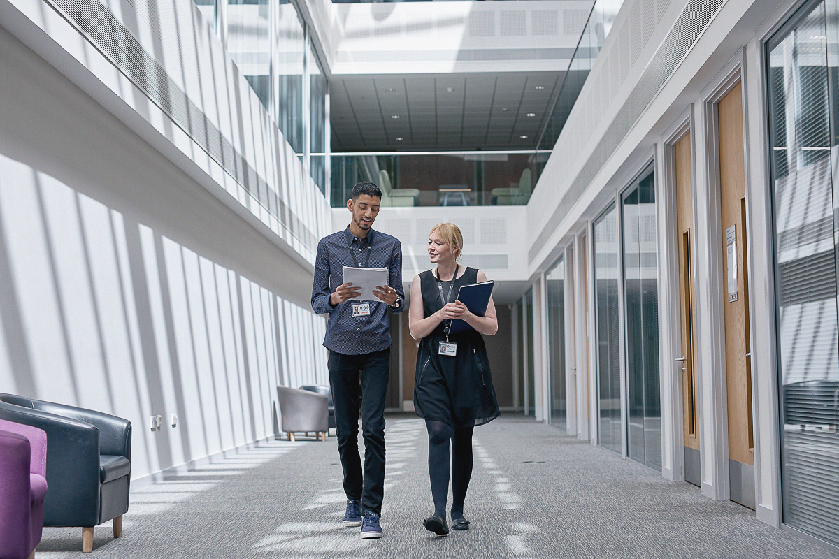 Student on work placement at West Yorkshire Police