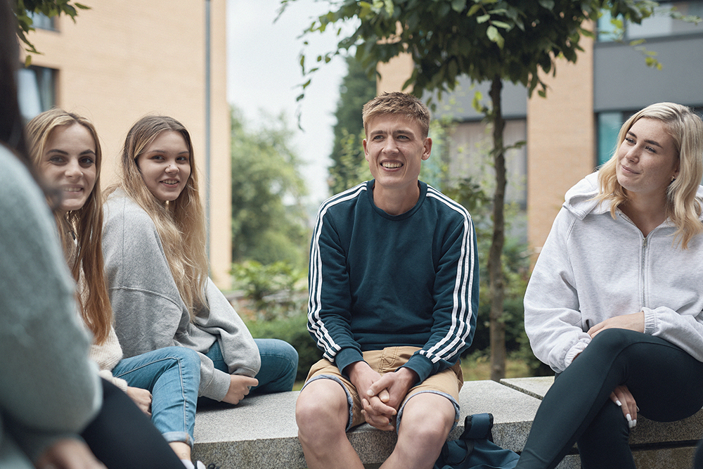 Students playing board games in LTSU